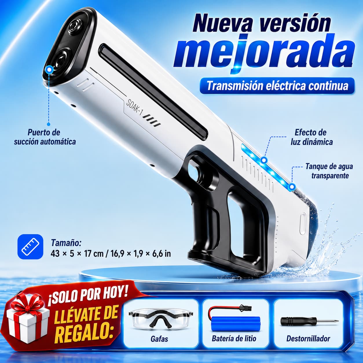 AquaBlaster PRO+REGALO SURPRESA 🎁